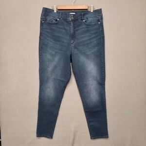 Sofia Women's Skinny Super High-Rise Ankle Denim Blue Jeans‎ Size 18 NWT